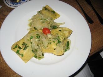 Finally some decent pictures for the blog: Maultaschen.